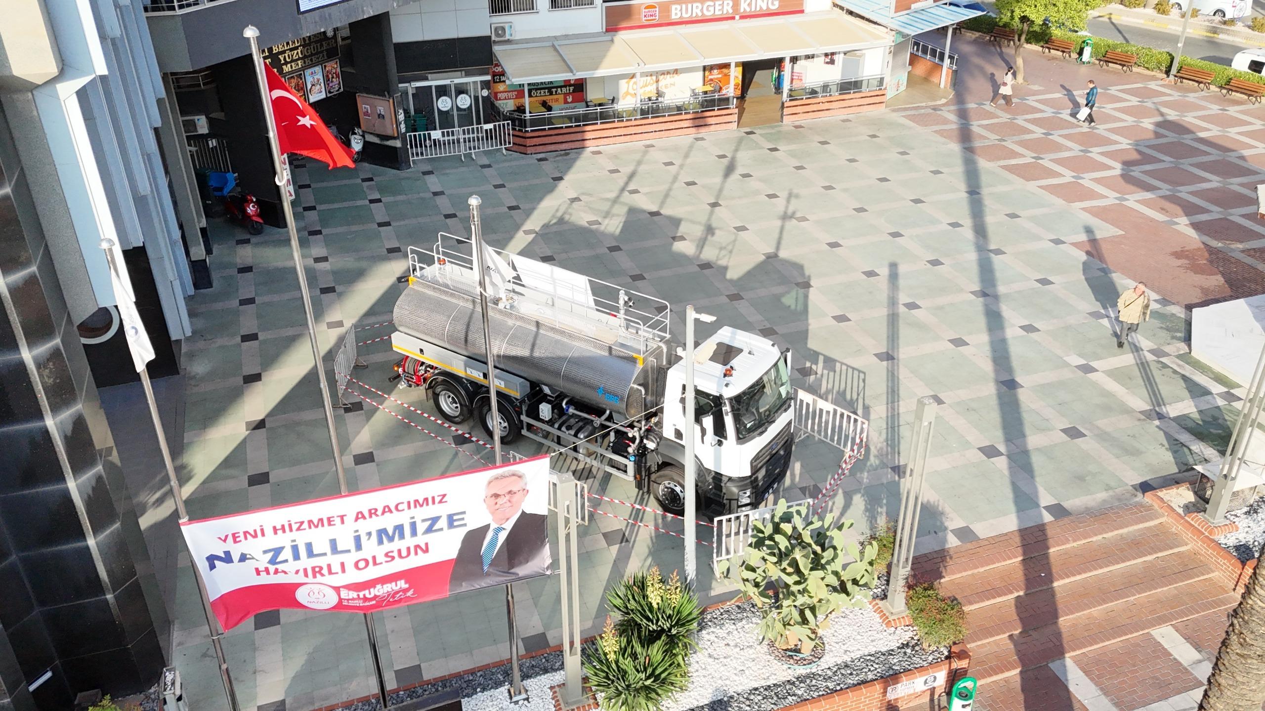 BAŞKAN TETİK NAZİLLİ’NİN HİZMETİNE 32’NCİ ARACI KAZANDIRDI
