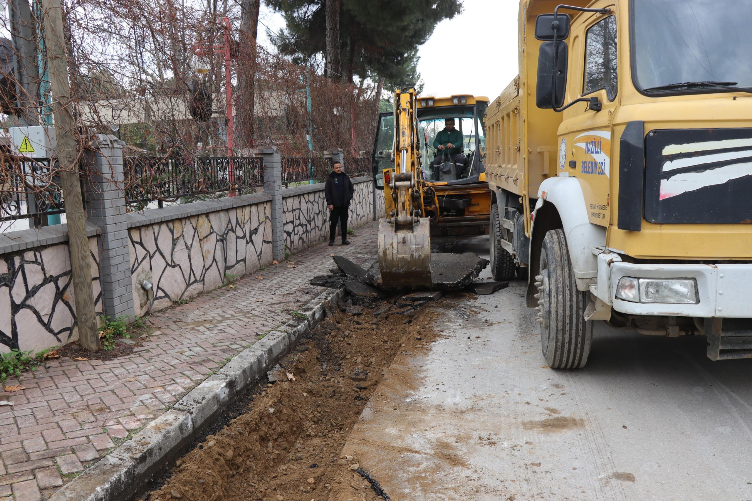 Nazilli’de yarım asırlık içme suyu hatları yenileniyor